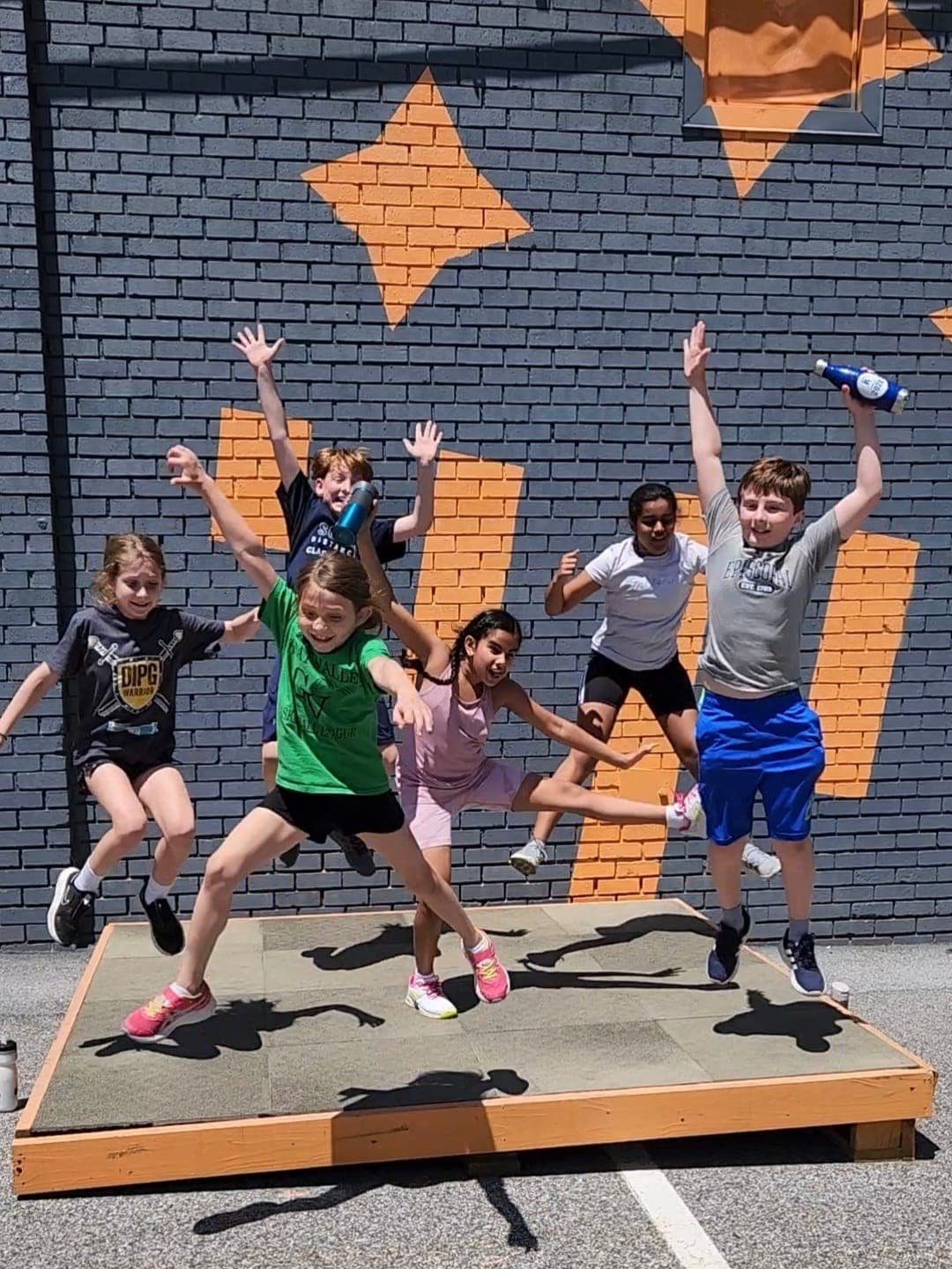 Young athletes in a CrossFit Youth class