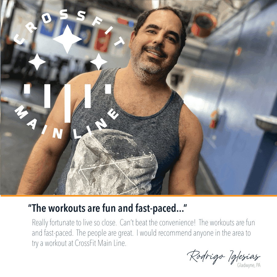 Five-star member review of CrossFit Main Line from Google or Yelp