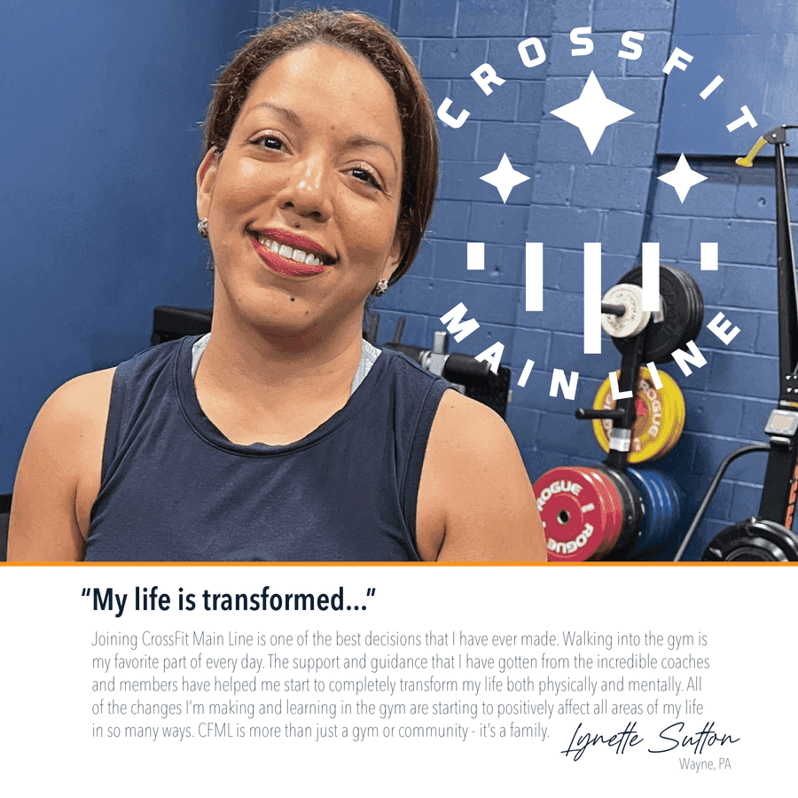 Five-star member review of CrossFit Main Line from Google or Yelp