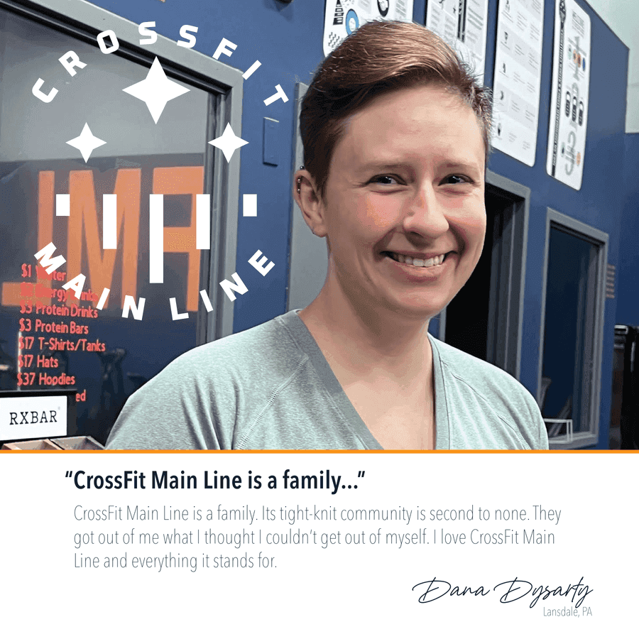 Five-star member review of CrossFit Main Line from Google or Yelp
