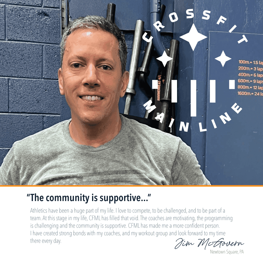Five-star member review of CrossFit Main Line from Google or Yelp